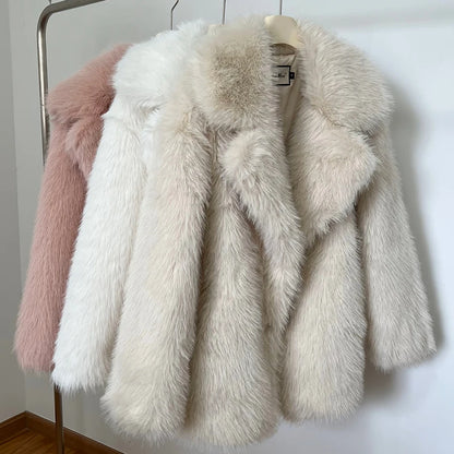 Cozy Glam Faux Fur Jacket