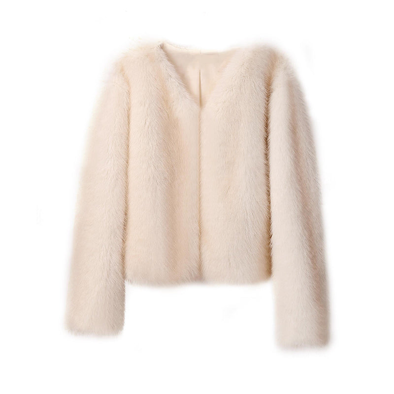 Luxury Short Faux Fur Coat